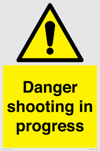 Danger shooting in progress